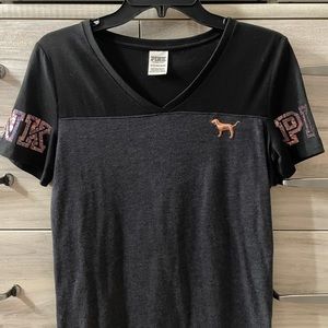 Victorias Secret Pink Shirt Rose Gold Dog